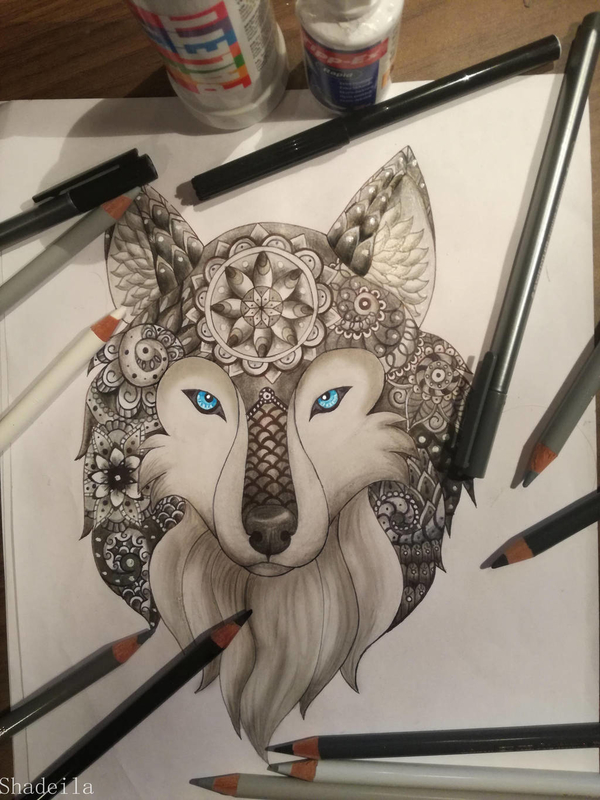 Wolf Mandala